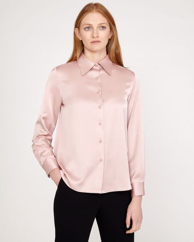 Carolyn Donnelly The Edit Poly Satin Blouse